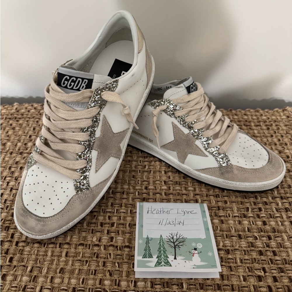 Golden Goose Neiman Marcus PE Glitter Ballstars